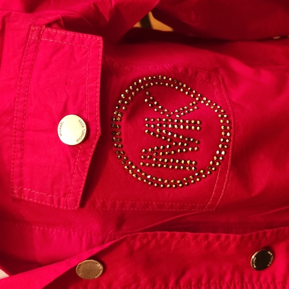 MICHAEL Michael Kors bling Cotton Poplin Cargo - Picture 1 of 14